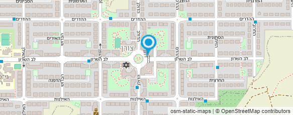 מפת הגעה אל טיפת חלב צורן - כללית