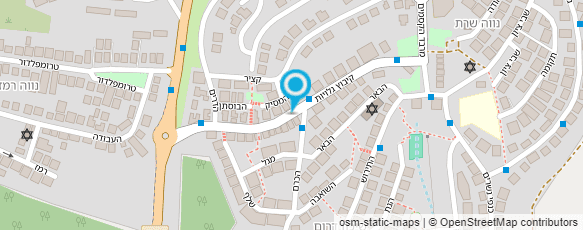 מפת הגעה אל טיפת חלב שכון דרום - כללית