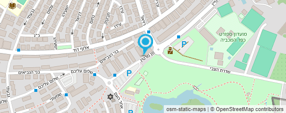 מפת הגעה אל בסגנון של שרון