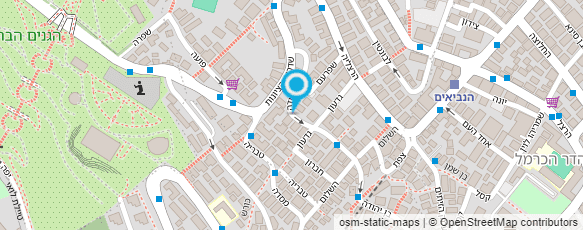 מפת הגעה אל אנסטסיה- מעצבת שמלות כלה וערב