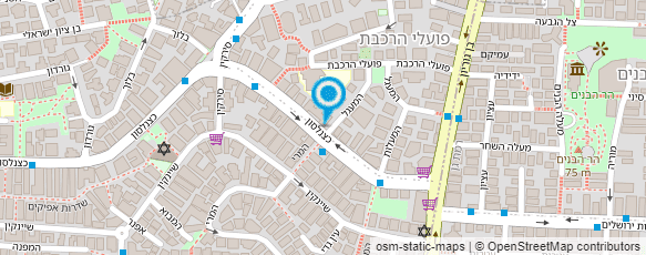 מפת הגעה אל המקום של טליק ואמיר גן אמא