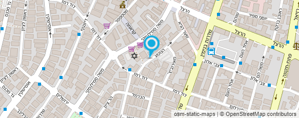 מפת הגעה אל דניס זייצב מורה לגיטרה