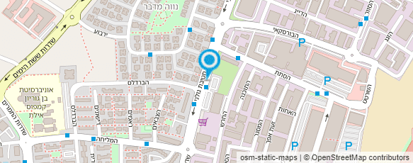 מפת הגעה אל לירון לוי-איפור קבוע