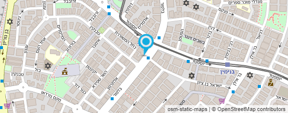 מפת הגעה אל דניאל אסולין טקסטיל