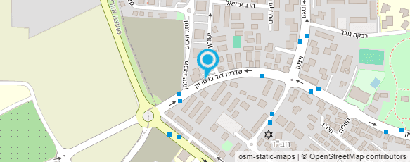 מפת הגעה אל א.ע. עבודות גמר