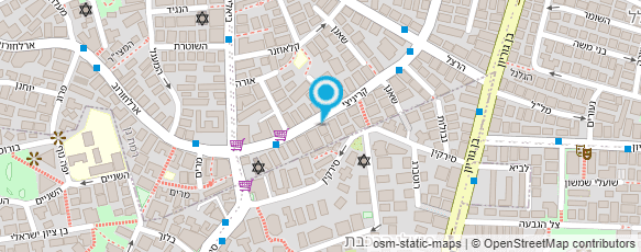 מפת הגעה אל המאכלים של מלי