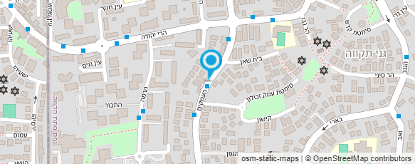 מפת הגעה אל שרית אוהב ציון יועצת גרונטולוגית