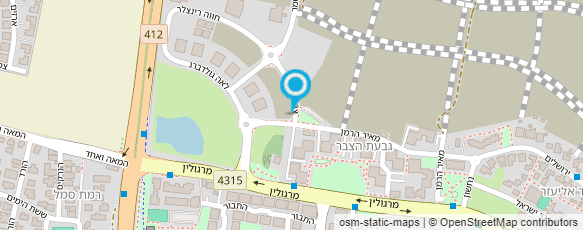 מפת הגעה אל אירית משען