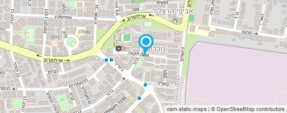 מפת הגעה אל מיכל תרשיש