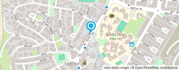 מפת הגעה אל גן פנדה