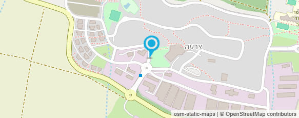 מפת הגעה אל המרכז לרכיבה בקיבוץ צרעה