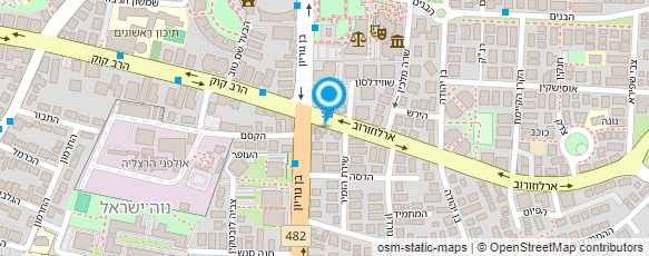 מפת הגעה אל פרחי הרצליה מפת הגעה אל פרחי הרצליה