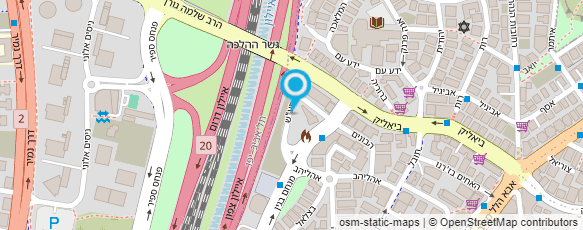 מפת הגעה אל עו"ד יואב קומבליס