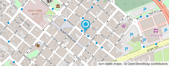 מפת הגעה אל סיפורי בדים חנות-סטודיו לסריגה