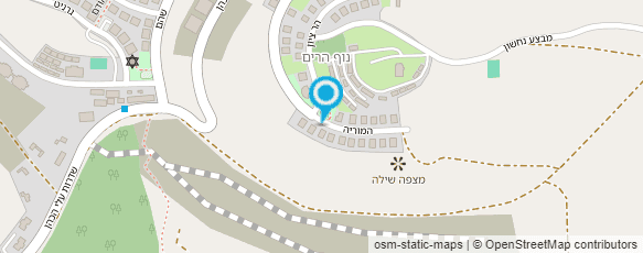 מפת הגעה אל מתנה בגינה - שגית