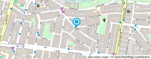 מפת הגעה אל הפנסיון של לינוי