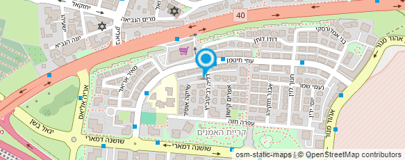 מפת הגעה אל ארט ווד ג'קי לוסקי