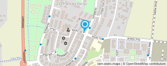 מפת הגעה אל מקווה טרומפלדור