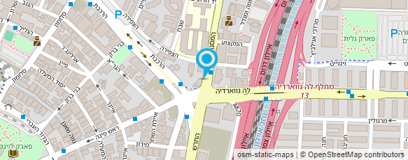 מפת הגעה אל לייבל 1 סטודיו