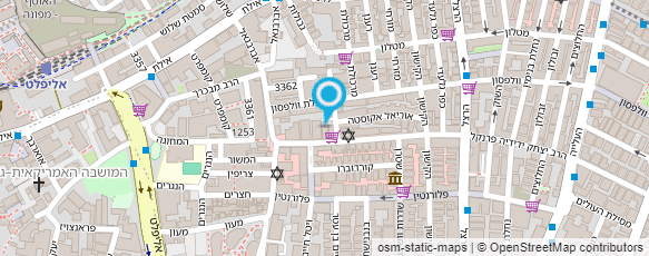 מפת הגעה אל רבל בר Rebel Bar