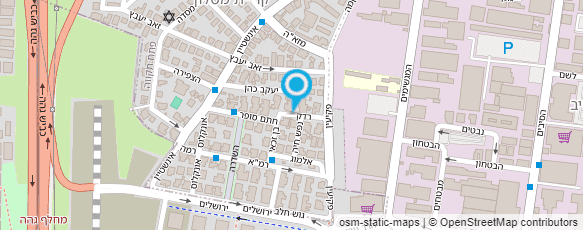 מפת הגעה אל פרופ' ירון בר דיין