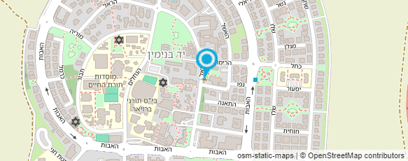 מפת הגעה אל בית הארחה