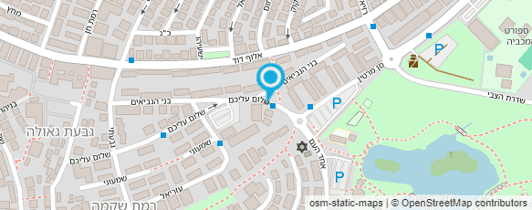 מפת הגעה אל מרכז יום לקשיש ע"ש ויינברג