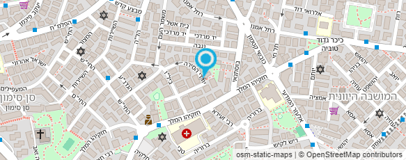 מפת הגעה אל גן רבקה