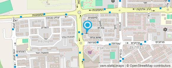 מפת הגעה אל הסעות ברכת הדרך