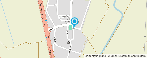 מפת הגעה אל מינימרקט אלישיב - שיווק יעקובוב