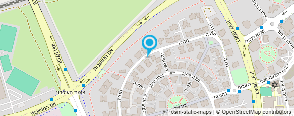 מפת הגעה אל הילית בוברוביץ' - אדריכלית