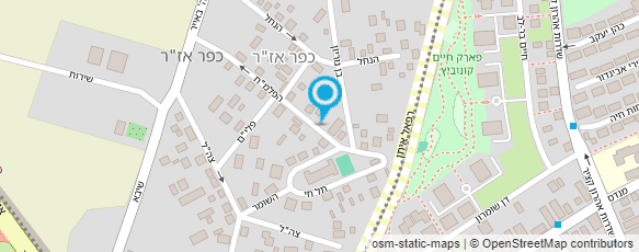 מפת הגעה אל משתלת בשביל הצמחים והאופניים