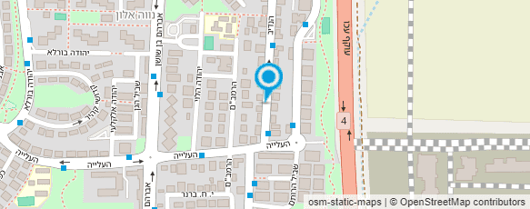 מפת הגעה אל פעוטון "טיף וטף"