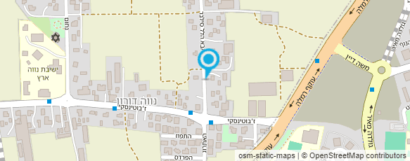 מפת הגעה אל משתלה סיטונאית