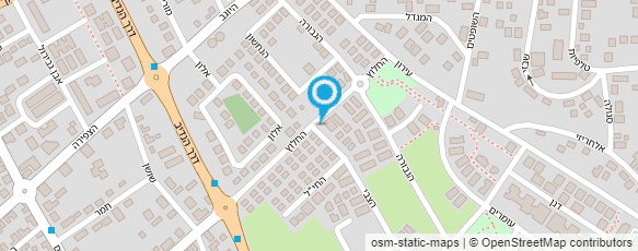 מפת הגעה אל מוניות הדקלים