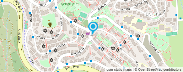 מפת הגעה אל שרון - שיווק והתקנת דלתות פנים