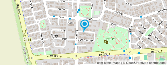 מפת הגעה אל משפחתון טרמוק