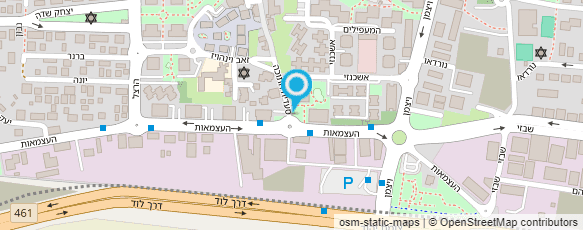 מפת הגעה אל מ.א אופיר עבודות פיתוח ובניה