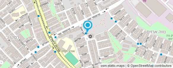 מפת הגעה אל בית הכנסת אחוה ורעות