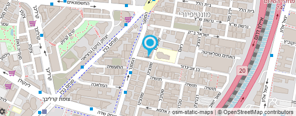 מפת הגעה אל עו"ד רחל קישינבסקי דוידוביץ