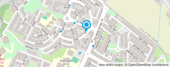 מפת הגעה אל שרון-מאפרת מקצועית אמנותית