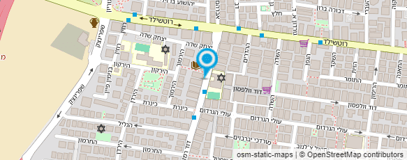 מפת הגעה אל יעל צדיק- ציירת