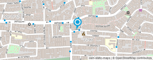 מפת הגעה אל תופרת מזל