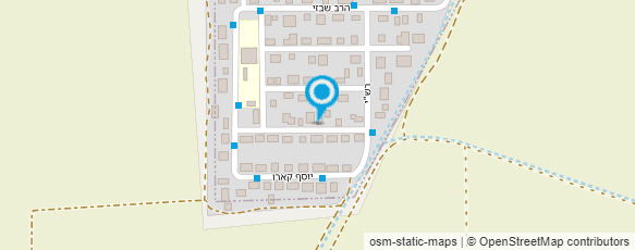 מפת הגעה אל מסגריית אהרון מפת הגעה אל מסגריית אהרון