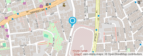 מפת הגעה אל שני פופיק מאפרת מקצועית