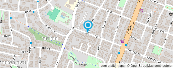 מפת הגעה אל עידית הלפרין