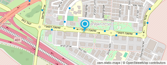 מפת הגעה אל א.נ ניקון ואחזקת מבנים