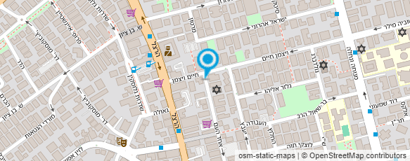 מפת הגעה אל חן פרבר קוסמטיקאית מקצועית