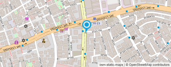 מפת הגעה אל ג'.אר עבודות חשמל