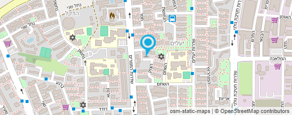 מפת הגעה אל שירות שרון